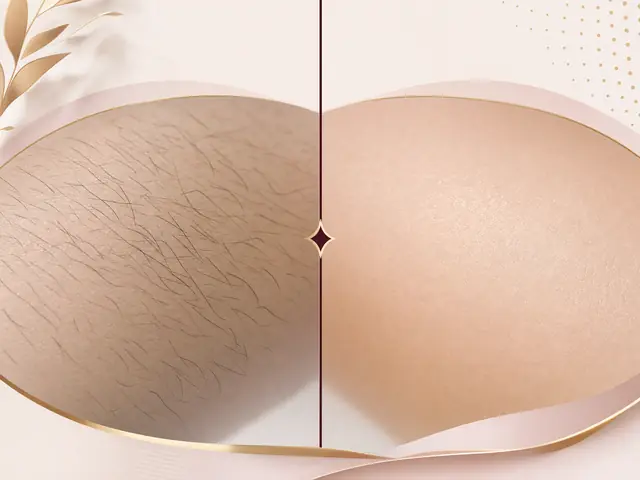 إزالة الشعر بالليزر قبل وبعد